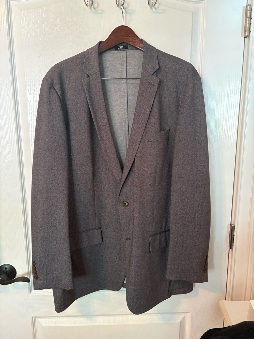 Haggar Gray Men's Knit Sport Coat 48L